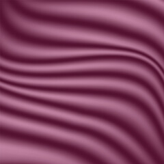 Abstract background of pink fabric texture. Wallpaper luxury by soft curve of canvas and wave. Illustration background of pink cloth and satin.