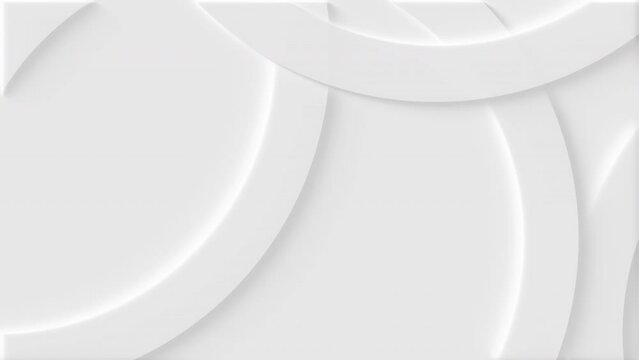 Smooth moving circles, rings on the surface. Bright, milky motion background. Seamless loop.