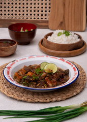 Oseng Daging Betawi, Beef soup, Indonesian culinary