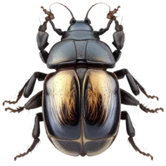 Foto op Plexiglas animal06 rhinoceros beetles bug insect grub coleopteran fly entomology animal transparent background cutout © Natural PNG