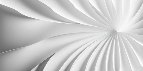 Modern wallpaper abstract white. 3d rendering of white abstract geometric background. Scene for advertising, technology, showcase, banner, cosmetic, fashion, business, presentation.