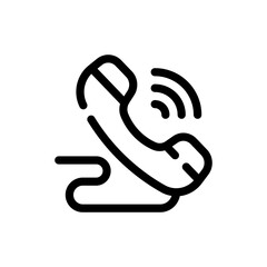 phone call line icon