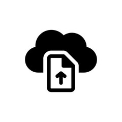 file upload glyph icon