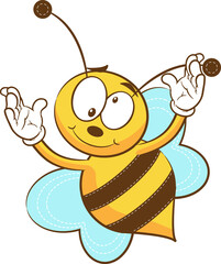 Bee png graphic clipart design