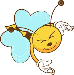 Bee png graphic clipart design
