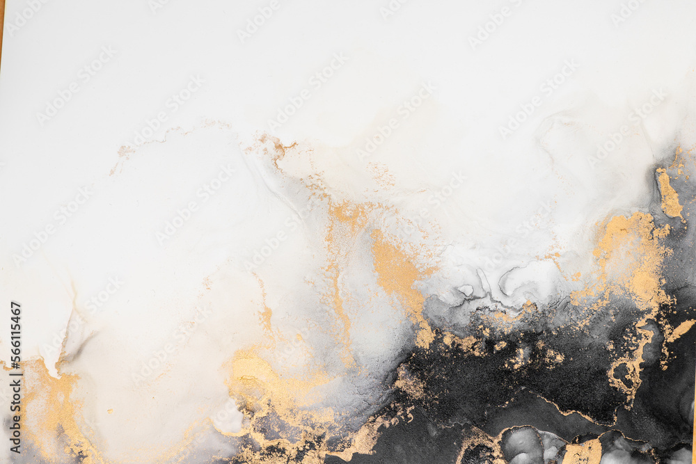 Poster marble ink abstract art from exquisite original painting for abstract background . painting was pain