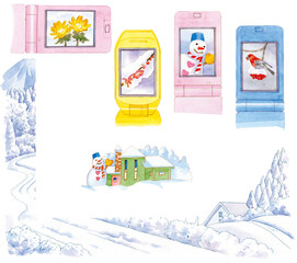 2月イメージイラスト