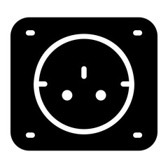 socket glyph icon