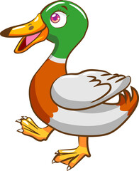 Duck png graphic clipart design
