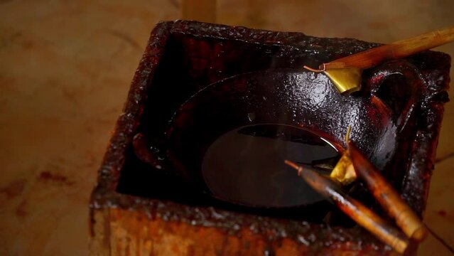 Batik equipment tjanting metal tool heating and melting wax dye for canting