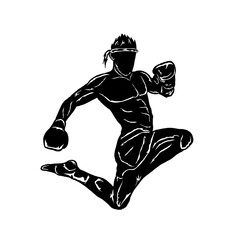 muaythai illustration