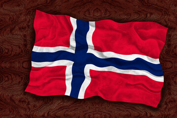 National flag  of Norway. Background  with flag  of Norway