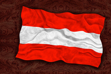 National flag of Austria. Background  with flag  of Austria.