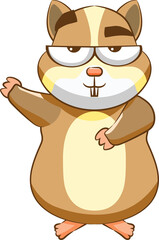 Hamster png graphic clipart design