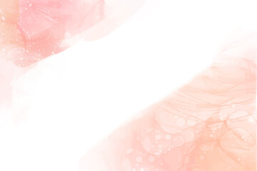 Pink abstract background of alcohol ink art painting.