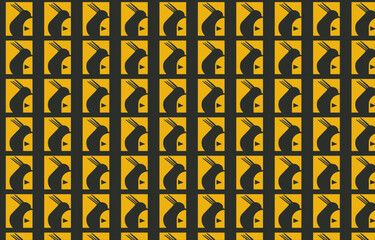 yellow and gray seamless pattern square