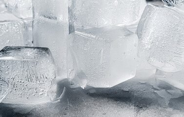 Ice cubes background, ice cube texture or background It makes me feel fresh and feel good, In the...