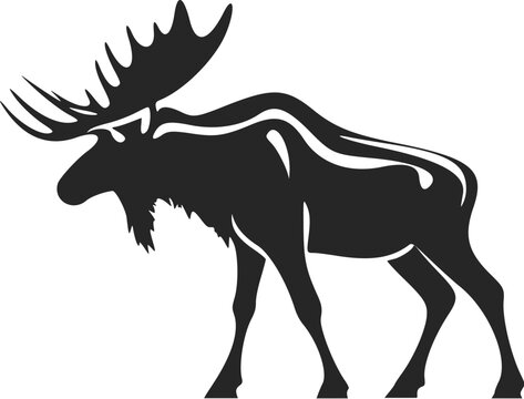 Boost your brand with this moose logo.
