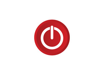 Power button vector isolated. eps 10.