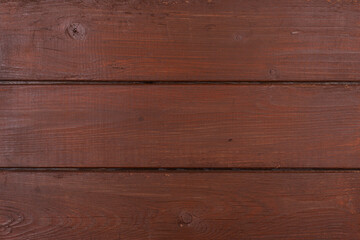 Fototapeta na wymiar Background of painted wooden boards. Dark brown wooden boards. Background, texture, wallpaper.