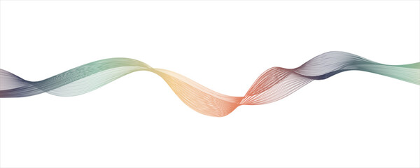 Luxury Design Elements with Abstract 3D Smooth Curve Wave Pattern on Transparent Background for branding and abstract design elements combination of red, black, green, blue color