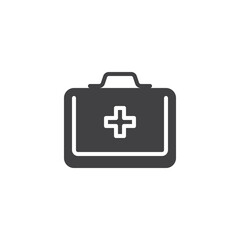 Obraz premium First aid kit vector icon