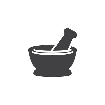recommend clip art: Mortar and pestle vector icon