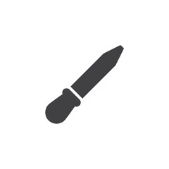 Pipette dropper vector icon