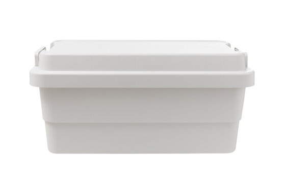 Plastic Storage Box Plastic Container Isolated On White