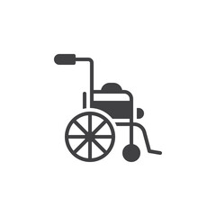 Wheelchair vector icon