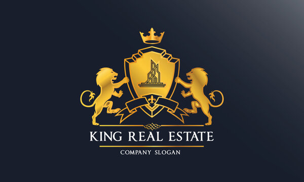 Royal Brand Luxury Crest Logo Template