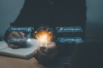 invention innovation bulb business technology lamp light connection education electricity...