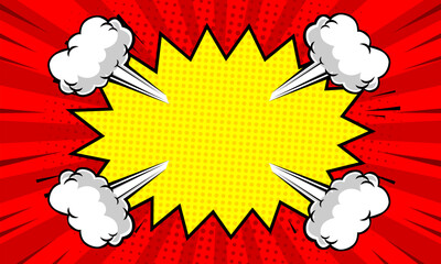 comic burst boom explosion background © anggi wibisono