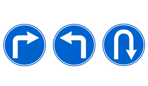 Naklejki 道路標識 矢印のアイコン
