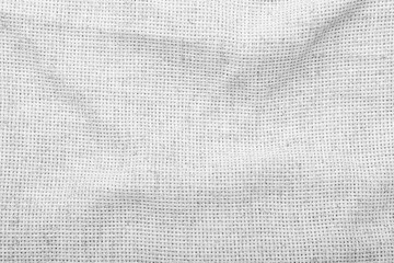 Fototapeta na wymiar Texture of white fabric as background, closeup