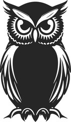 Elevate your brand with a stylish owl logo.