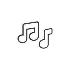 music note icon vector. music note icon vector illustration