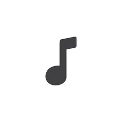 music note icon vector. music note icon vector illustration