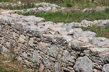 Taxila, Sirkap ruins of fortified city, Pakistan