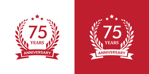 anniversary celebration logo. anniversary vector illustration