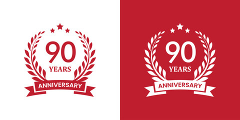 anniversary celebration logo. anniversary vector illustration