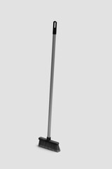 Sweeping broom on white background