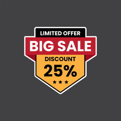 sale tag vector badge. sale tag vector illustration