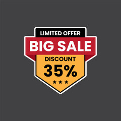 sale tag vector badge. sale tag vector illustration