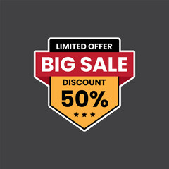 sale tag vector badge. sale tag vector illustration