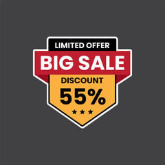 sale tag vector badge. sale tag vector illustration