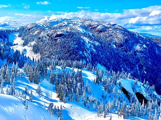 winter mountain landscape