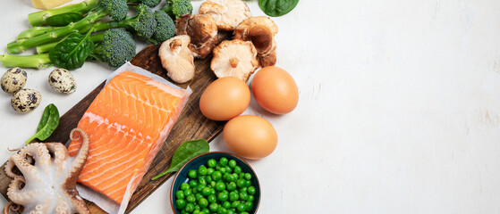 Foods rich in vitamin D. Healthy foods containing vitamin D.