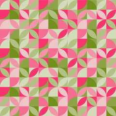 Abstract geometric green and pink pattern design,abstract colorful bacgruond,Vector illustration