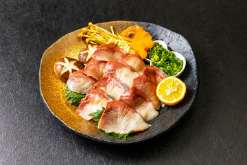 ぶりしゃぶ　Shabu-shabu Japanese food of yellowtail